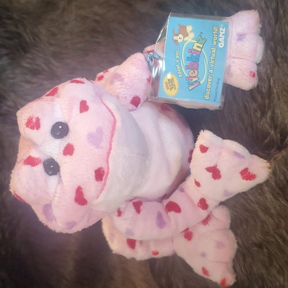 GANZ WEBKINZ RETIRED VINTAGE LOVE FROG - Picture 1 of 7